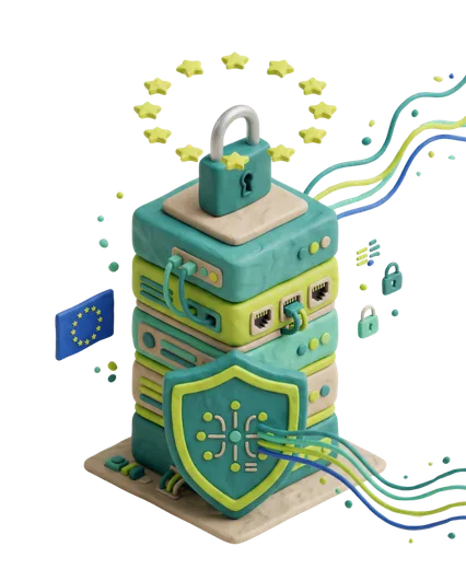 DSGVO-konforme KI Automatisierung mit EU-Server und Datenschutz-Schild