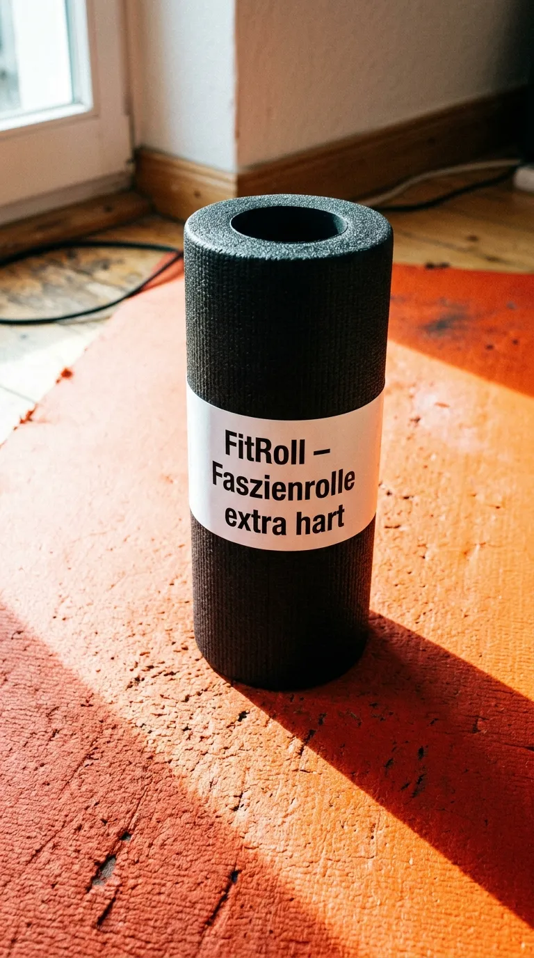 Kundenfoto Faszienrolle – Smartphone-Aufnahme vor der Bearbeitung