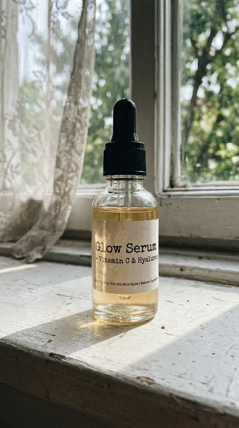 Kundenfoto GlowSkin Serum – Smartphone-Aufnahme vor der Bearbeitung