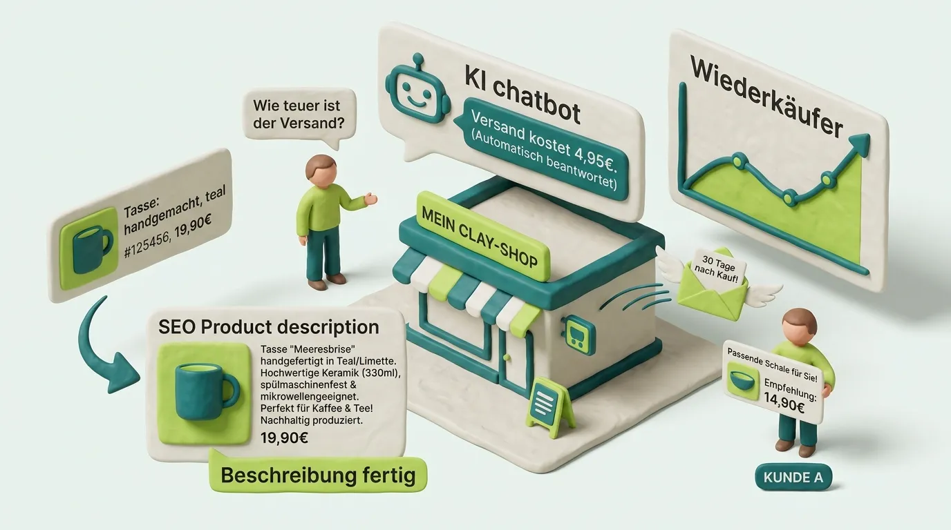 KI Kundenservice-Chatbot und automatische Produktbeschreibungen für Online-Shop