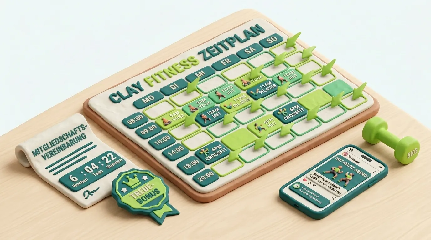 KI Kursauslastung und Mitgliederbindung Automatisierung für Fitnessstudio