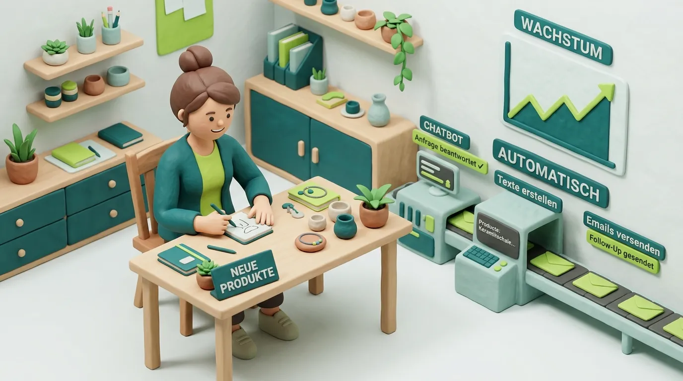 Online-Shop nach Automatisierung – Inhaberin hat Zeit für Produktentwicklung