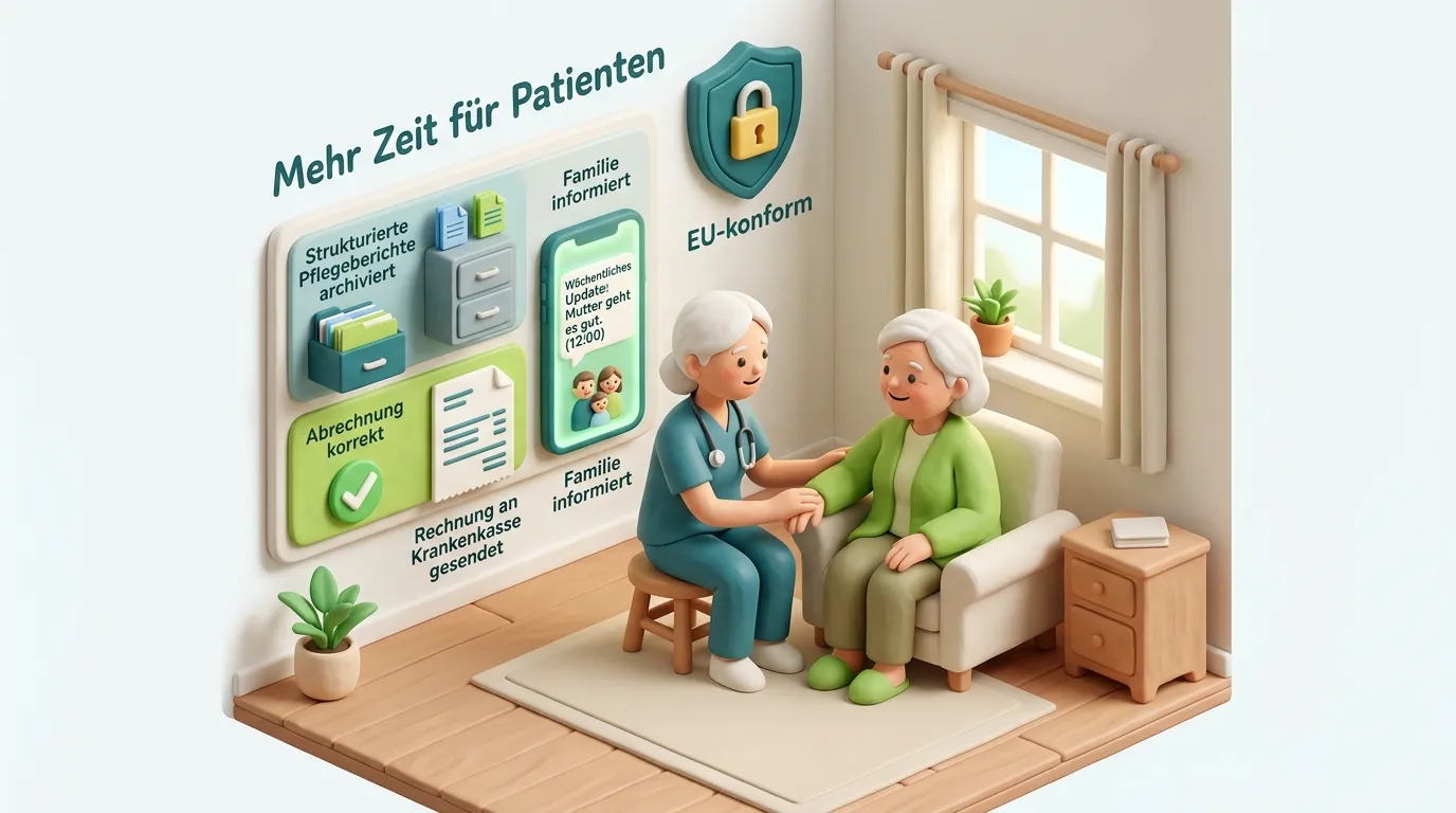 Pflegedienst nach Automatisierung – Pflegekräfte haben mehr Zeit für Patienten