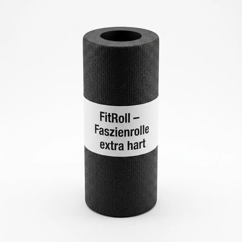Professioneller Freisteller Faszienrolle auf weißem Hintergrund – AD-Base Agency