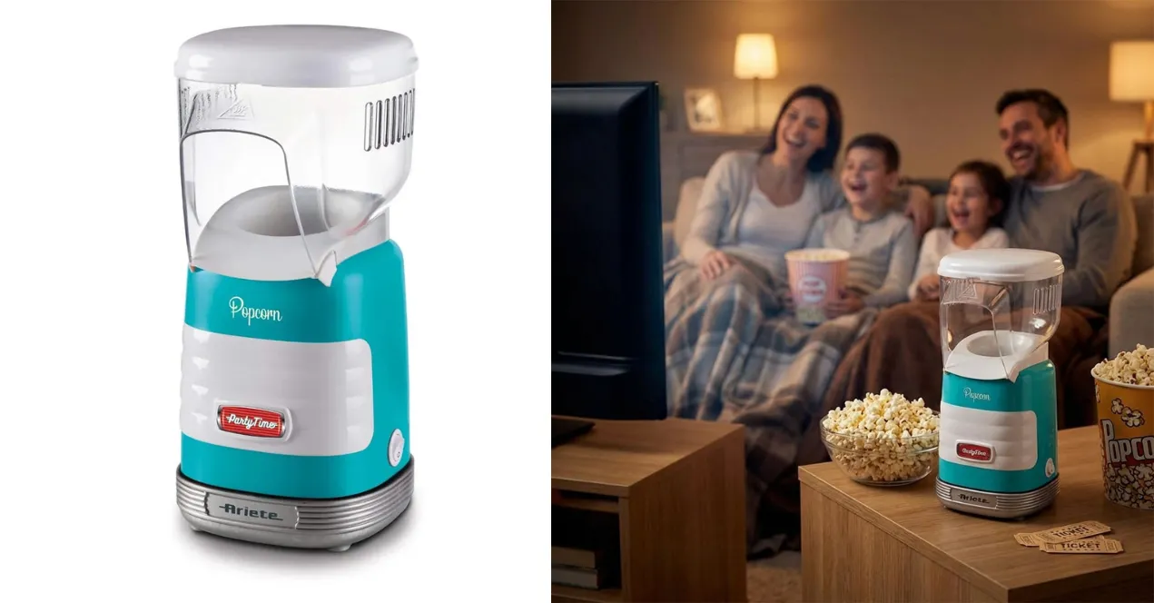 Freisteller und Lifestyle-Produktbild Küchengerät — AD-Base Agency Produktbild Beispiel — Freisteller Küchengerät und Lifestyle-Visualisierung Wohnzimmer-Szene