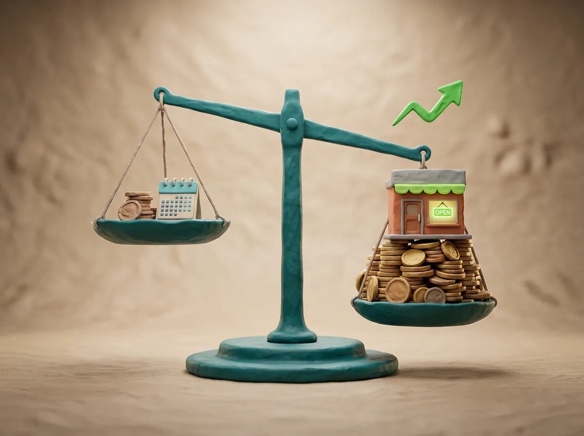 SEO ROI Beeskow: Clay-Waage zeigt SEO-Investition vs. Einnahmen